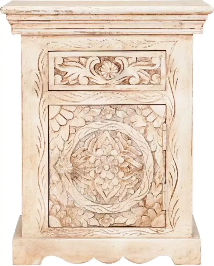 VidaXL -Nachtkastje-40x30x50-cm-massief-mangohout - Foto 6