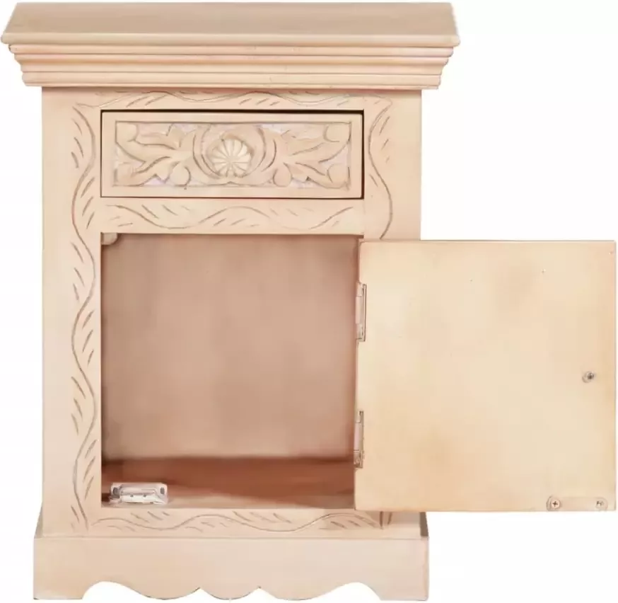 VidaXL -Nachtkastje-40x30x50-cm-massief-mangohout - Foto 4