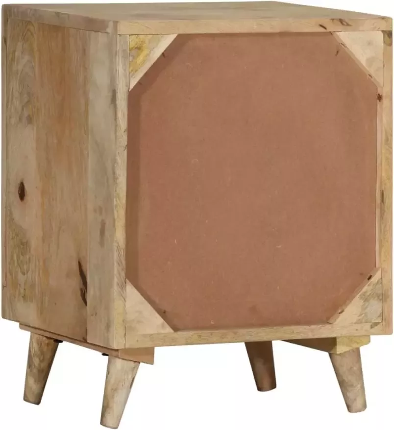 VidaXL -Nachtkastje-40x30x50-cm-massief-mangohout - Foto 4
