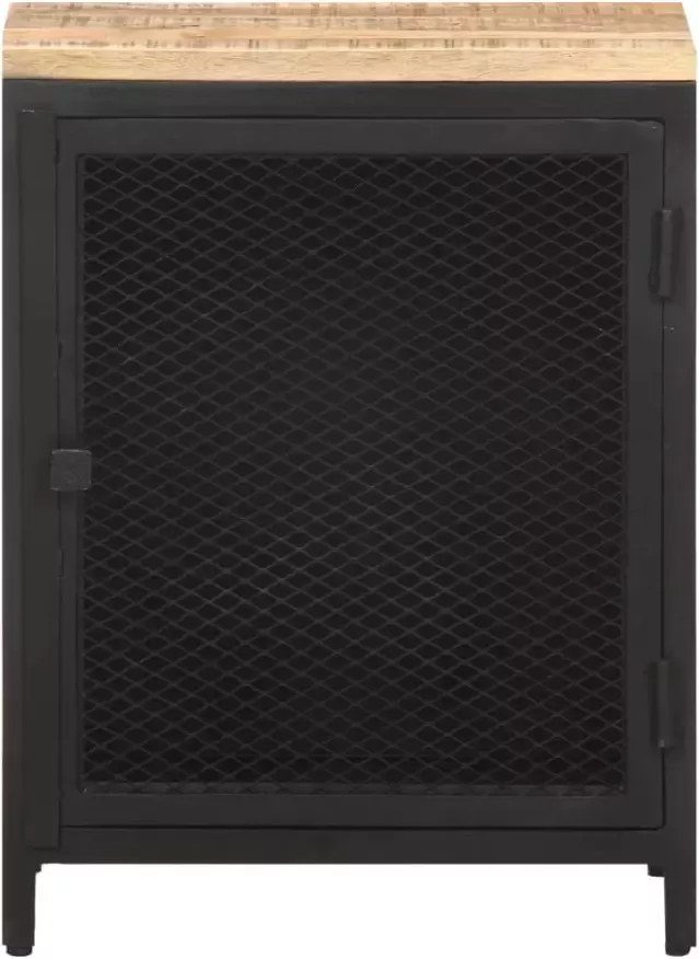 VidaXL -Nachtkastje-40x30x53-cm-massief-ruw-mangohout - Foto 4