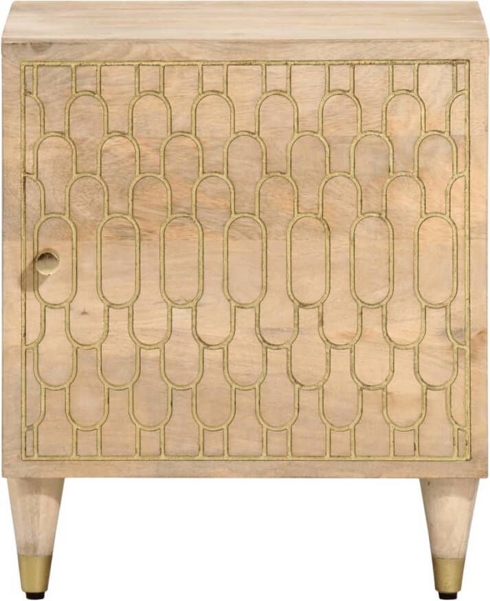 VidaXL -Nachtkastje-40x33x46-cm-massief-mangohout - Foto 8