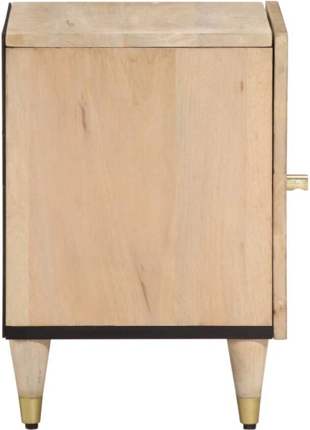 VidaXL -Nachtkastje-40x33x46-cm-massief-mangohout - Foto 10