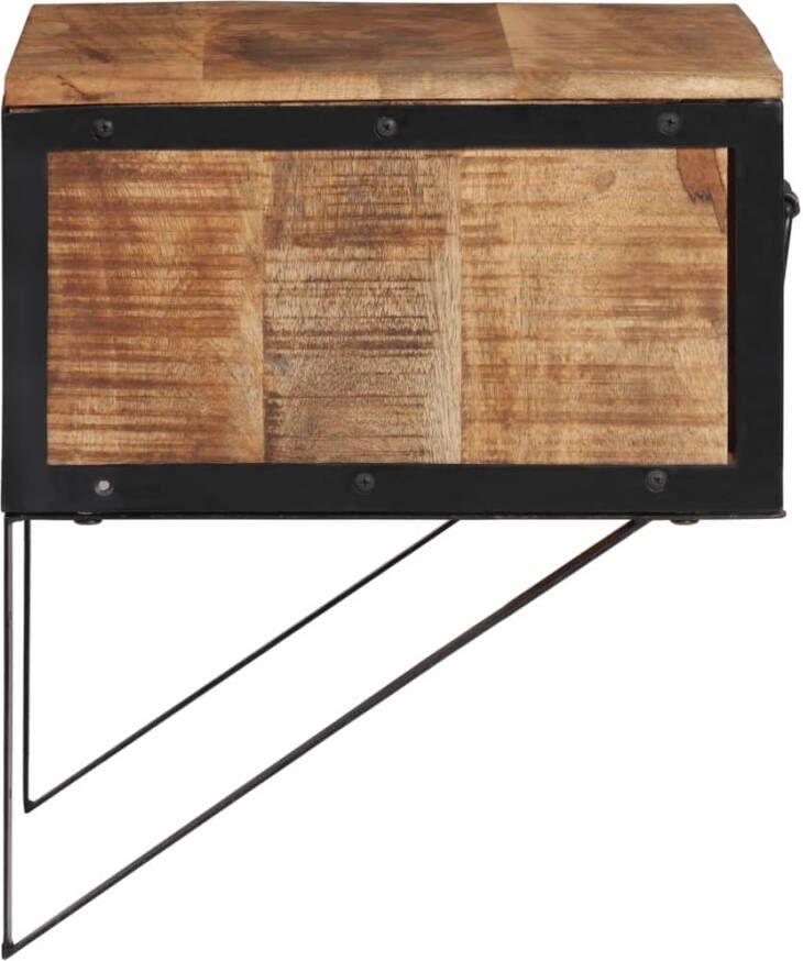 VidaXL -Nachtkastje-40x35x40-cm-massief-mangohout - Foto 2