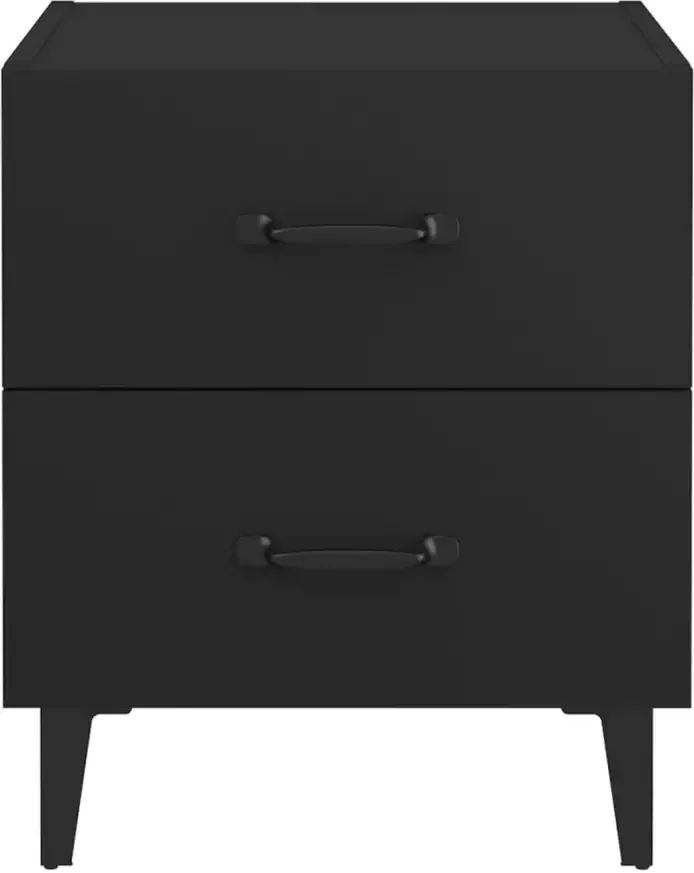 VidaXL -Nachtkastje-40x35x47 5-cm-zwart - Foto 3