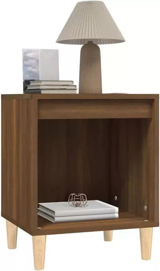 VidaXL -Nachtkastje-40x35x50-cm-bruineikenkleurig - Foto 5
