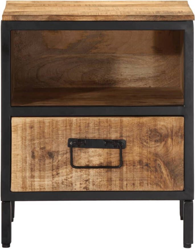 VidaXL -Nachtkastje-40x35x50-cm-massief-mangohout - Foto 3