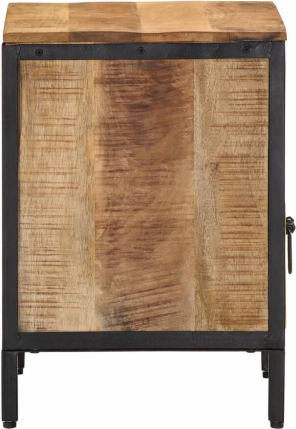 VidaXL -Nachtkastje-40x35x50-cm-massief-mangohout - Foto 4