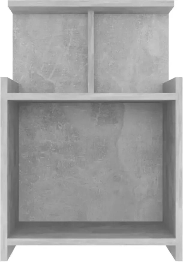 VidaXL -Nachtkastje-40x35x60-cm-bewerkt-hout-betongrijs