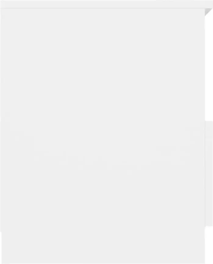 VidaXL -Nachtkastje-40x40x50-cm-bewerkt-hout-wit - Foto 4