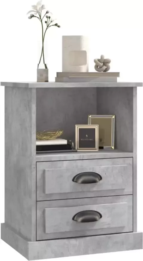 VidaXL -Nachtkastje-43x36x60-cm-betongrijs - Foto 4