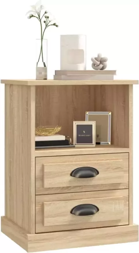 VidaXL -Nachtkastje-43x36x60-cm-sonoma-eikenkleurig - Foto 4