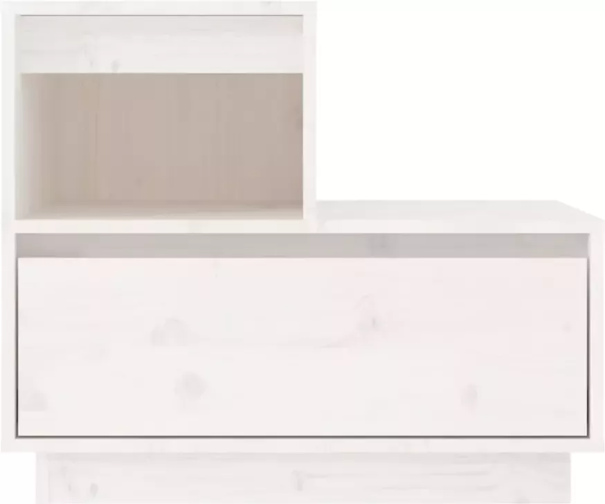 VidaXL -Nachtkastje-60x34x51-cm-massief-grenenhout-wit - Foto 5