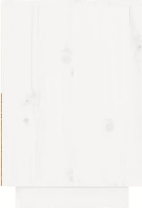 VidaXL -Nachtkastje-60x34x51-cm-massief-grenenhout-wit - Foto 4