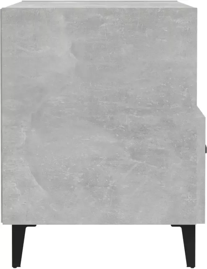 VidaXL -Nachtkastje-bewerkt-hout-betongrijs - Foto 3