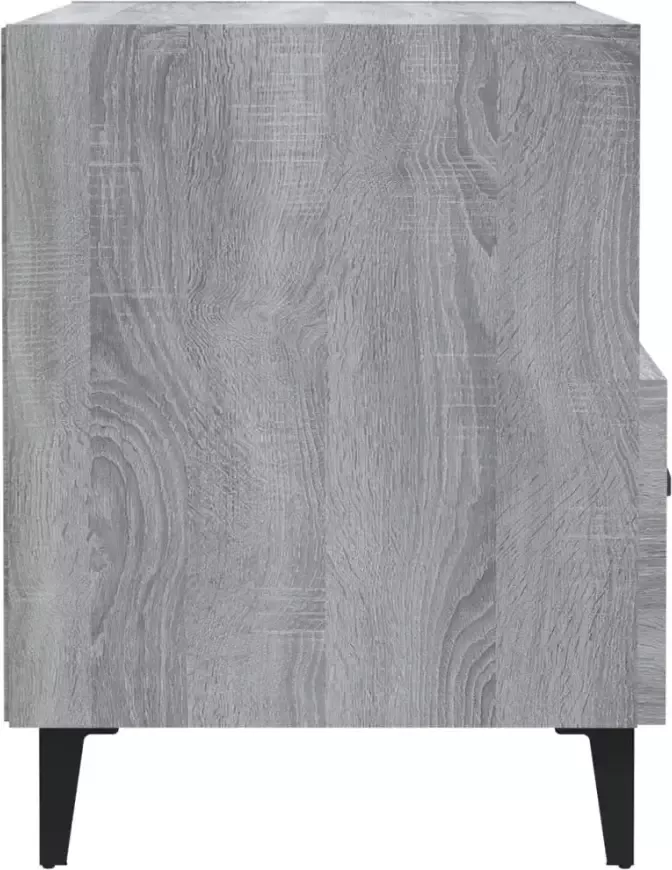 VidaXL -Nachtkastje-bewerkt-hout-grijs-sonoma-eikenkleurig - Foto 7
