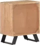 VidaXL Nachtkastje met natuurlijke rand 40x30x50 cm massief acaciahout - Thumbnail 6