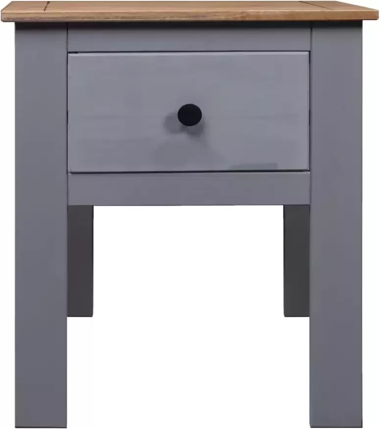VidaXL -Nachtkastje-Panama-Range-46x40x57-cm-grenenhout-grijs - Foto 5