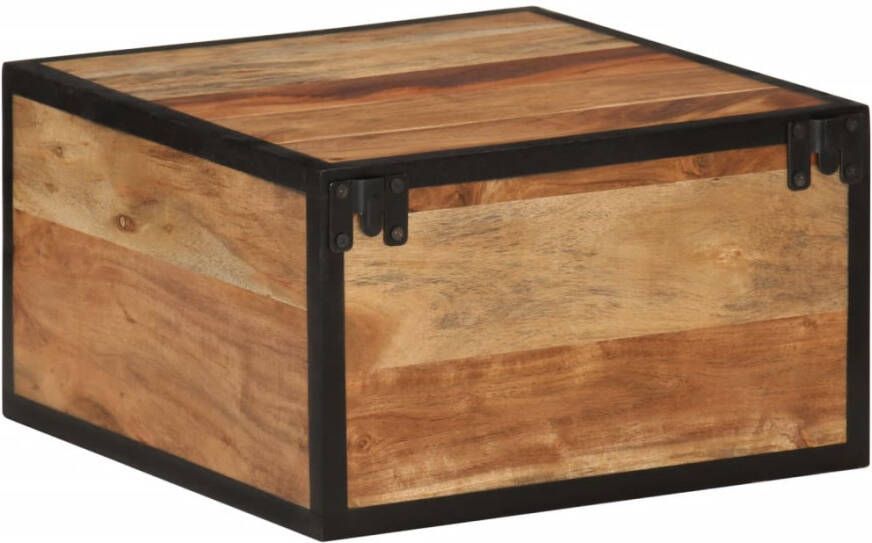 VidaXL -Nachtkastje-wandgemonteerd-35x35x20-cm-massief-acaciahout - Foto 4