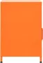VIDAXL Nachtkastjes 2 st 35x35x51 cm staal oranje - Thumbnail 5