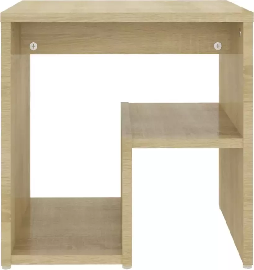 VidaXL -Nachtkastjes-2-st-40x30x40-cm-bewerkt-hout-sonoma-eikenkleurig - Foto 2