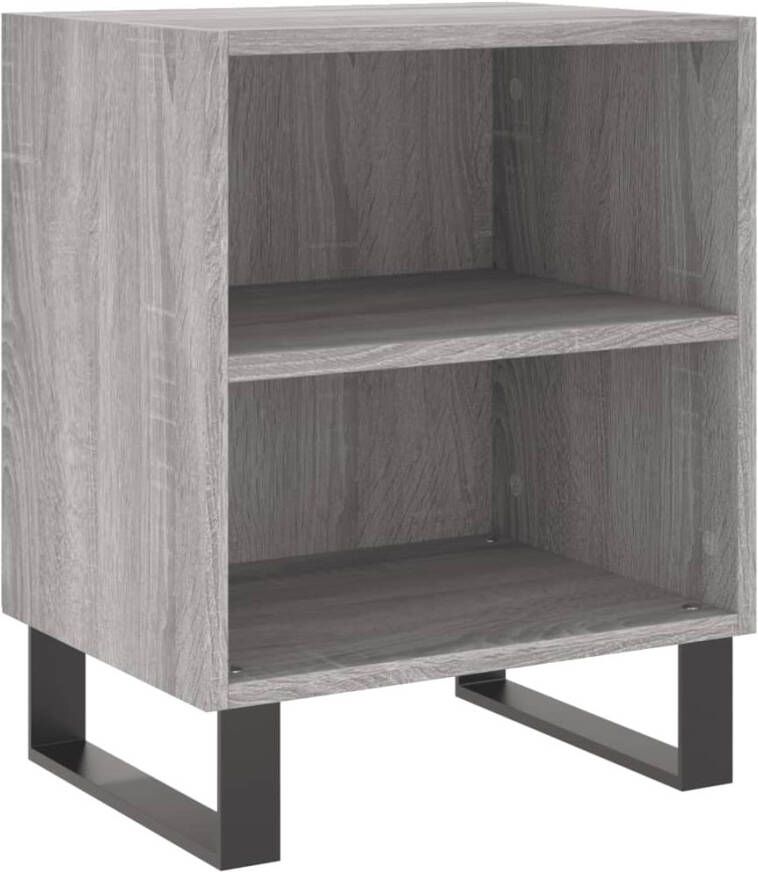 VidaXL -Nachtkastjes-2-st-40x30x50-cm-bewerkt-hout-grijs-sonoma-eiken - Foto 7