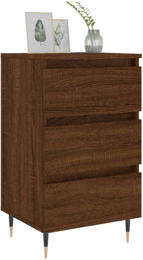 VidaXL -Nachtkastjes-2-st-40x35x69-cm-bewerkt-hout-bruineikenkleurig - Foto 6