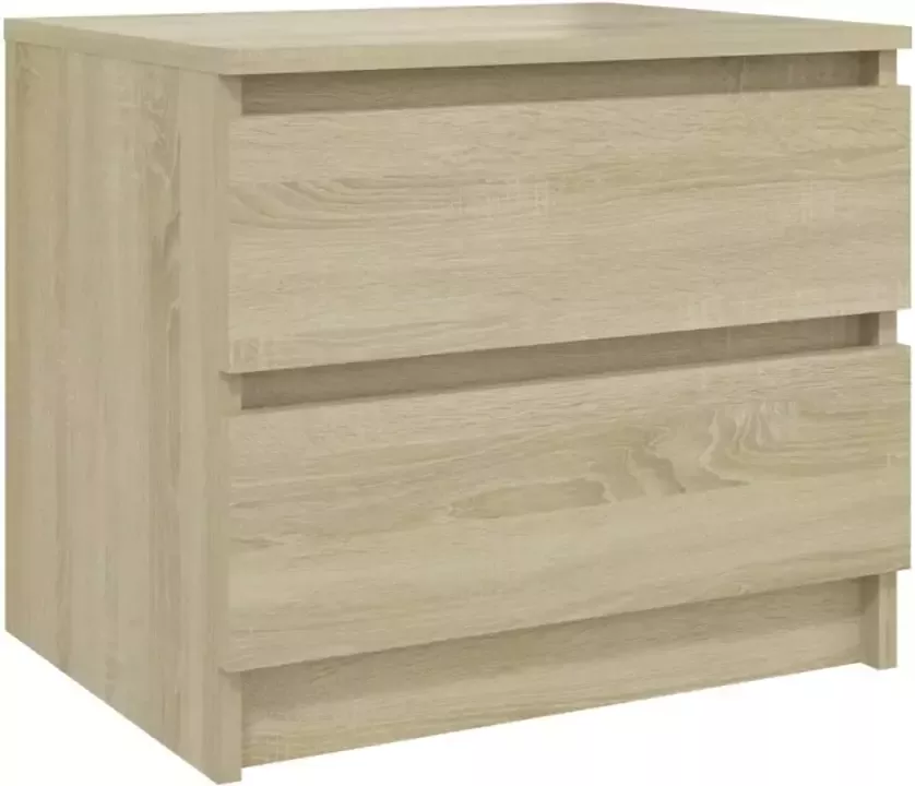 VidaXL -Nachtkastjes-2-st-50x39x43 5-cm-bewerkt-hout-sonoma-eikenkleur - Foto 4