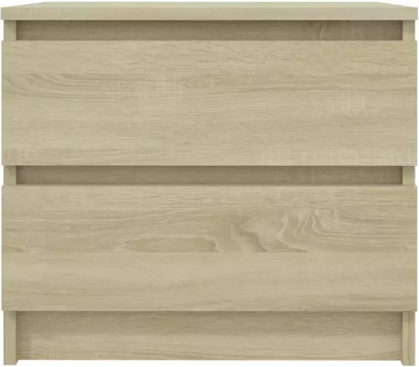 VidaXL -Nachtkastjes-2-st-50x39x43 5-cm-bewerkt-hout-sonoma-eikenkleur - Foto 3