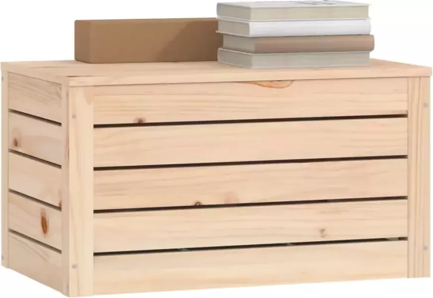 VidaXL -Opbergbox-89x36 5x33-cm-massief-grenenhout - Foto 4