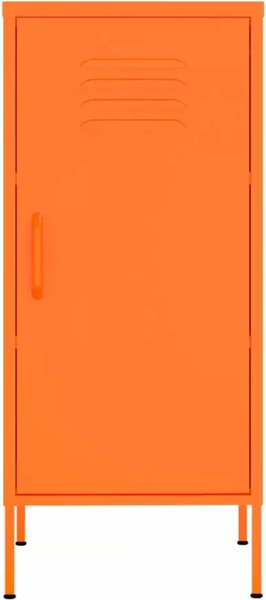 VidaXL -Opbergkast-42 5x35x101 5-cm-staal-oranje - Foto 4