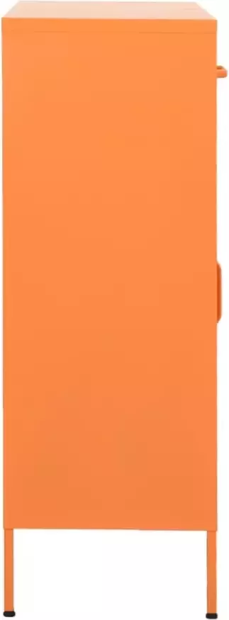 VidaXL -Opbergkast-80x35x101 5-cm-staal-oranje - Foto 4