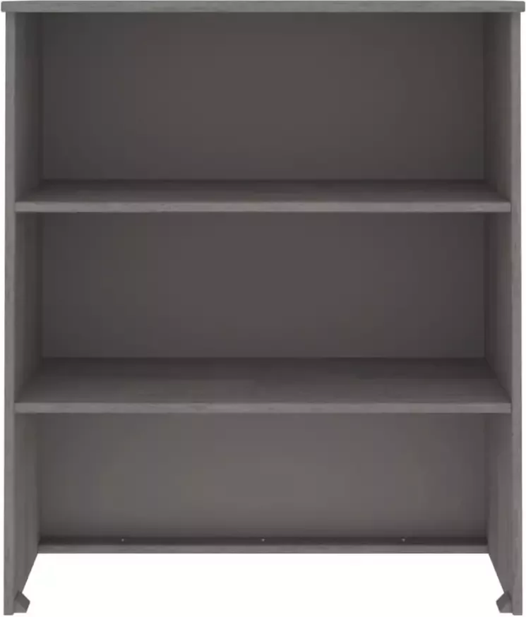 VidaXL -Opzetkast-HAMAR-85x35x100-cm-massief-grenenhout-lichtgrijs - Foto 4