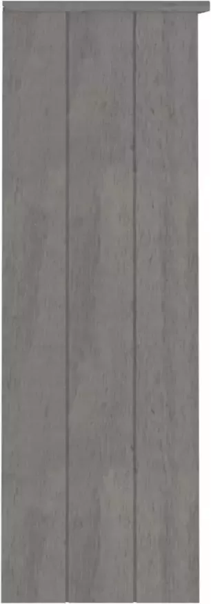 VidaXL -Opzetkast-HAMAR-85x35x100-cm-massief-grenenhout-lichtgrijs - Foto 3