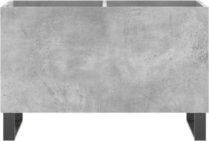 VIDAXL Platenkast 74 5x38x48 cm bewerkt hout betongrijs - Foto 2