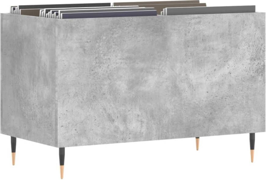 VidaXL Platenkast 74 5x38x48 cm bewerkt hout betongrijs