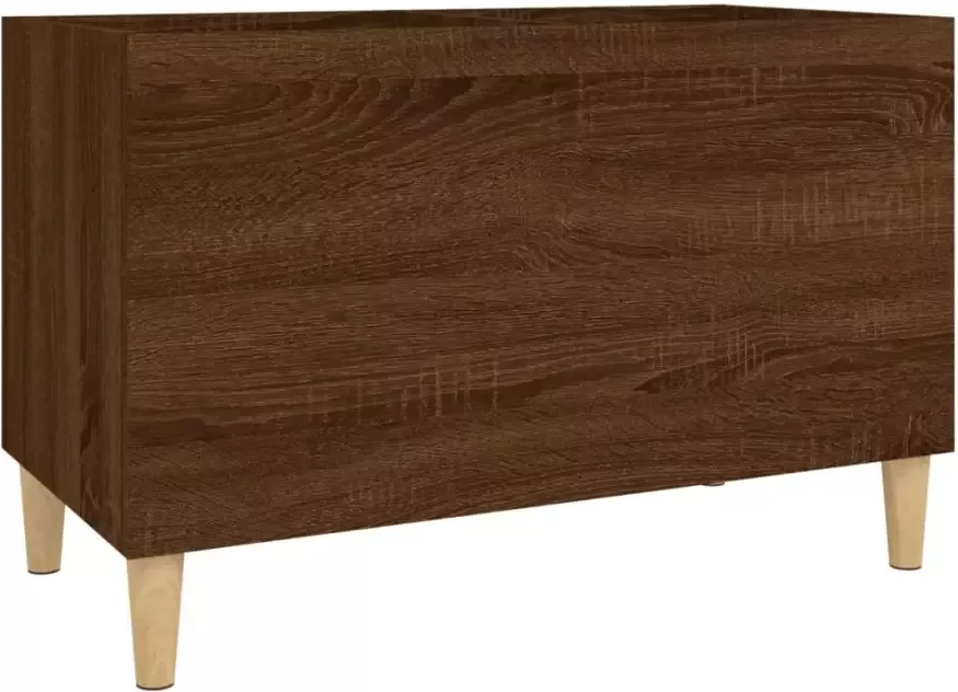VidaXL Platenkast 74 5x38x48 cm bewerkt hout bruineikenkleurig - Foto 2