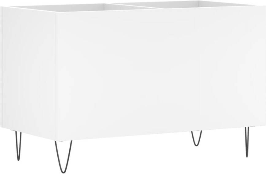 VIDAXL Platenkast 74 5x38x48 cm bewerkt hout wit - Foto 3