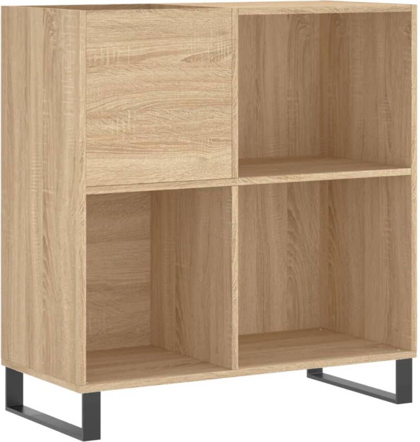 Prolenta Premium INFIORI Platenkast 84 5x38x89 cm bewerkt hout sonoma eikenkleurig