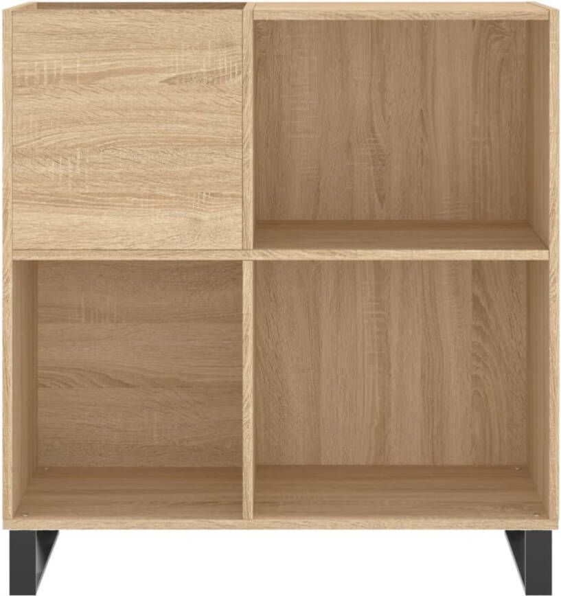 Prolenta Premium INFIORI Platenkast 84 5x38x89 cm bewerkt hout sonoma eikenkleurig - Foto 2