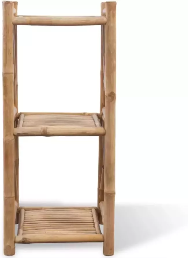 VidaXL Rek vierkant bamboe drie lagen - Foto 4