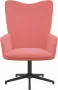 VIDAXL Relaxstoel fluweel roze - Thumbnail 3