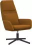 VidaXL Relaxstoel met voetenbank fluweel bruin - Thumbnail 3