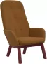 VIDAXL Relaxstoel met voetenbank fluweel bruin - Thumbnail 6