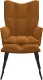 VidaXL Relaxstoel met voetenbank fluweel bruin - Thumbnail 2