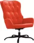 VidaXL Relaxstoel met voetenbank kunstleer rood - Thumbnail 3