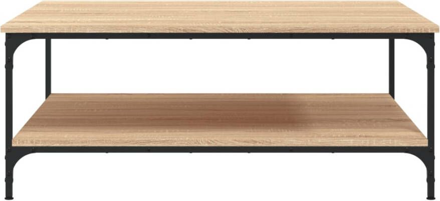 VidaXL -Salontafel-100x100x40-cm-bewerkt-hout-sonoma-eikenkleurig - Foto 4