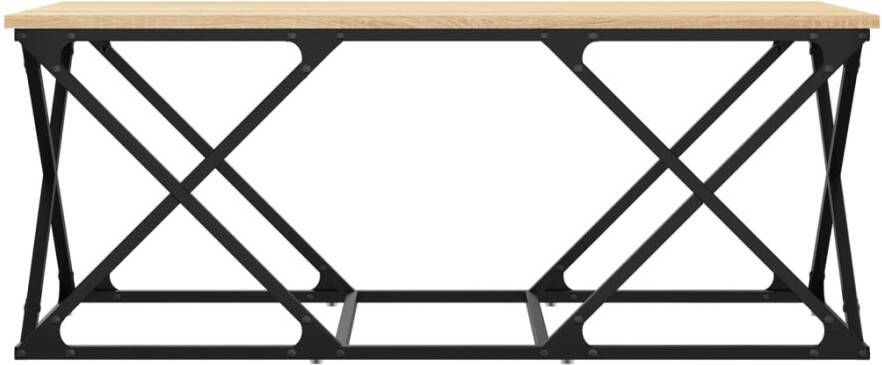 VidaXL -Salontafel-100x49x40-cm-bewerkt-hout-sonoma-eikenkleurig - Foto 4