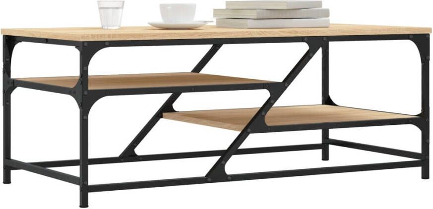 VidaXL -Salontafel-100x49x40-cm-bewerkt-hout-sonoma-eikenkleurig