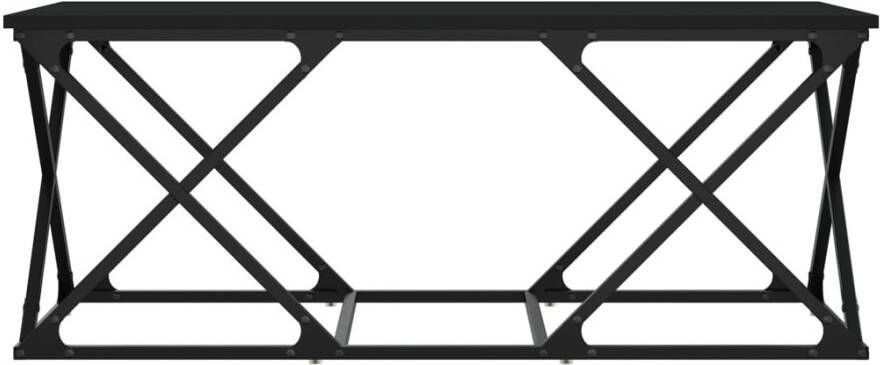 VidaXL -Salontafel-100x49x40-cm-bewerkt-hout-zwart - Foto 3