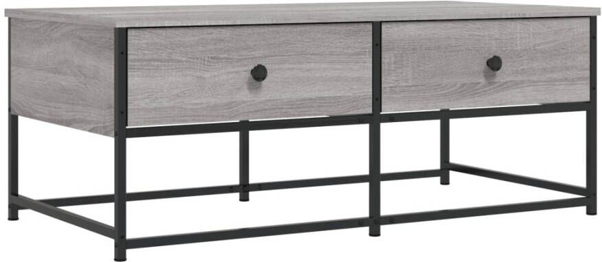 VidaXL -Salontafel-100x51x40-cm-bewerkt-hout-grijs-sonoma - Foto 4